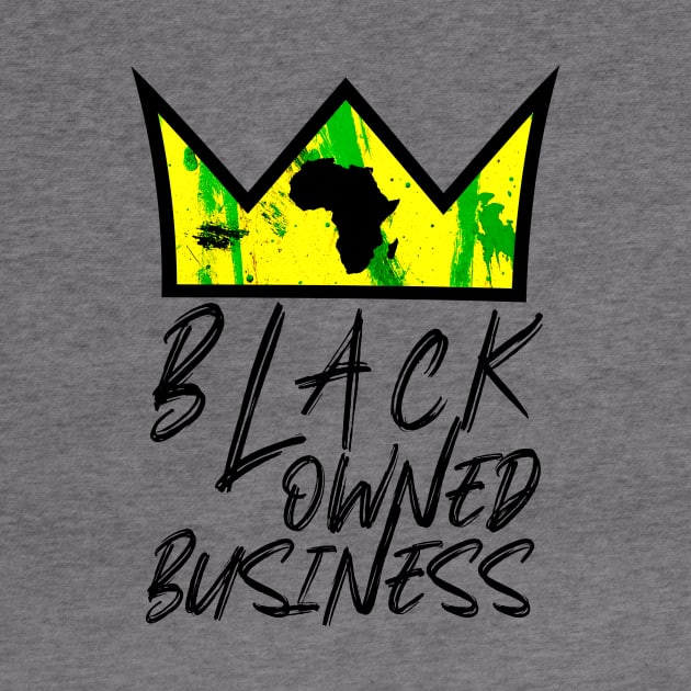 Black Owned Business African Crown by Glass Table Designs